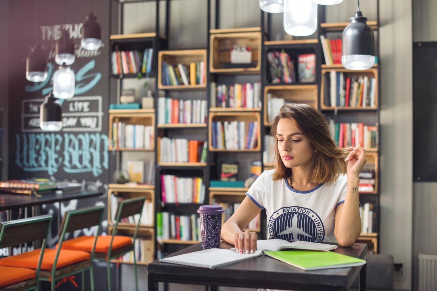 Modern business workspace with analytical tools and financial reports